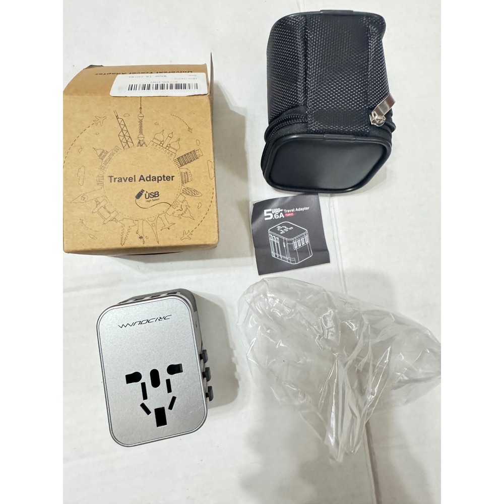 Wandic Universal Travel Adapter 4 USB Type-C All-in-One World Power Converter